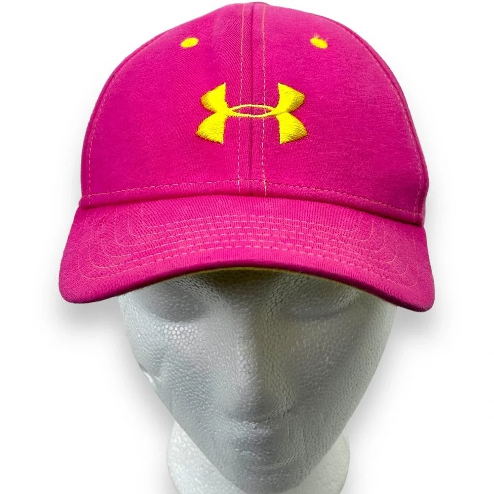 Under Armour Kids Cap Hat Strapback Adjustable Pink We Made It Better Baseball